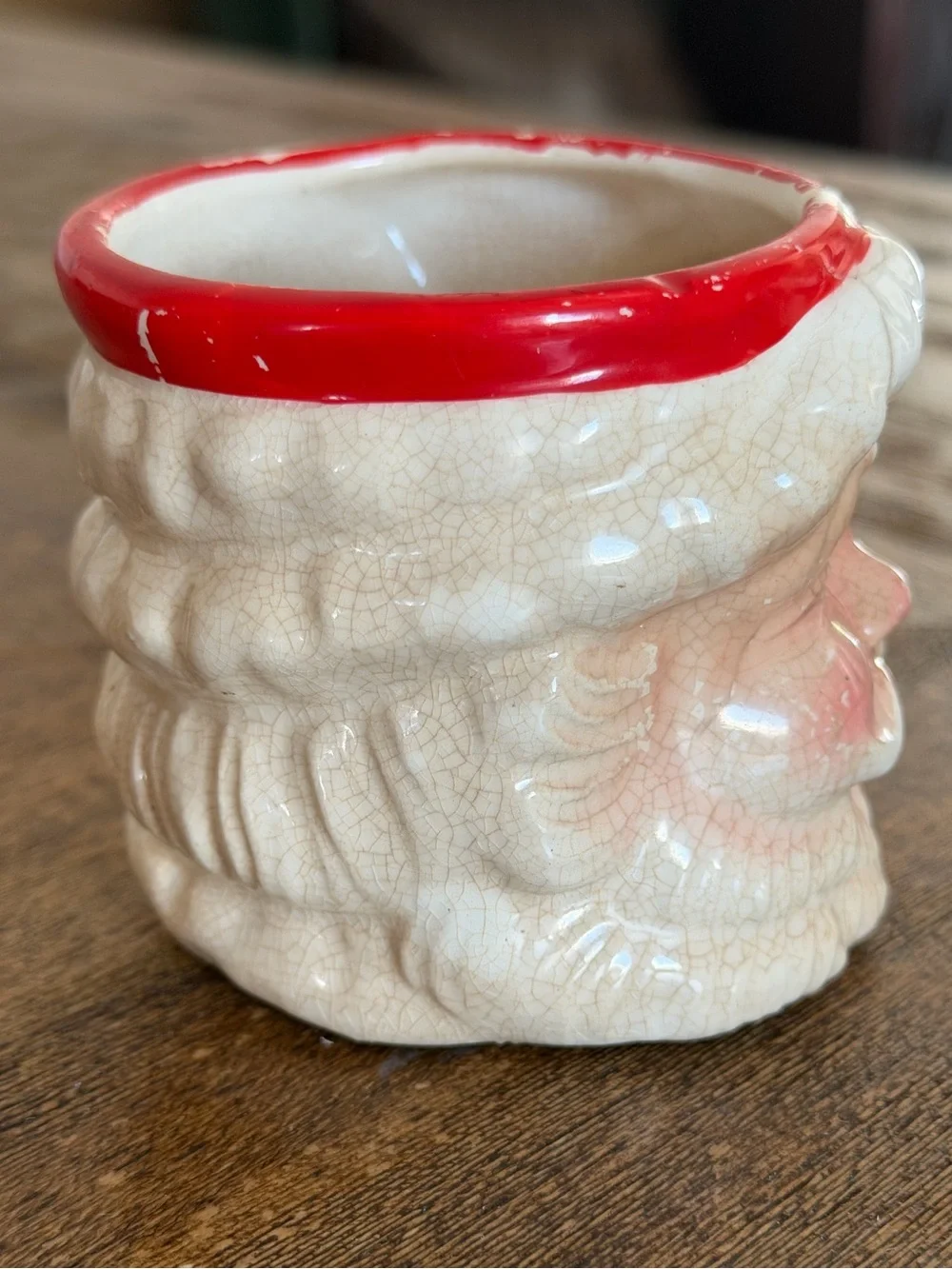 Vintage Napco Winking Santa Mug